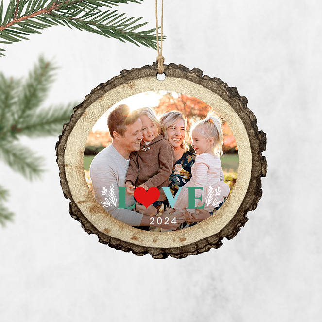 Love Sprigs Personalized Ornaments