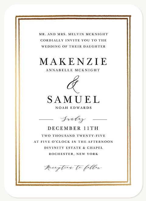 Invitations formal discount