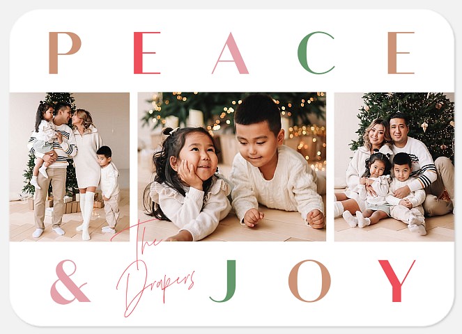 Happy Hues Holiday Photo Cards