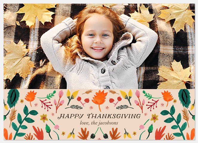 Autumn Botanicals Thanksgiving Cards