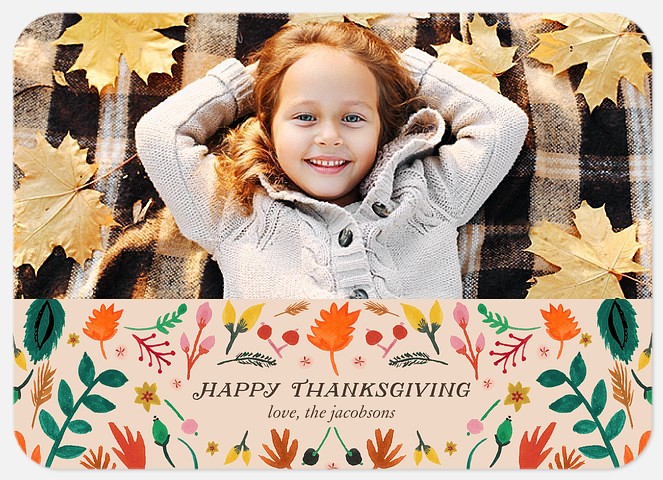 Autumn Botanicals Thanksgiving Cards