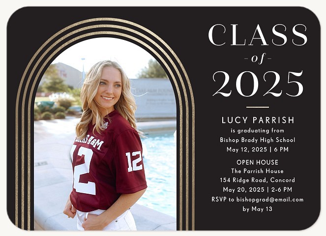 Glamorous Archway Graduation Cards