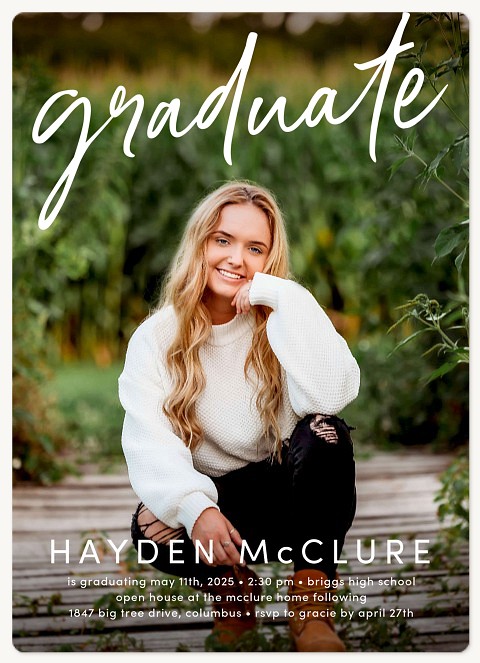 Beautiful Graduate Graduation Cards