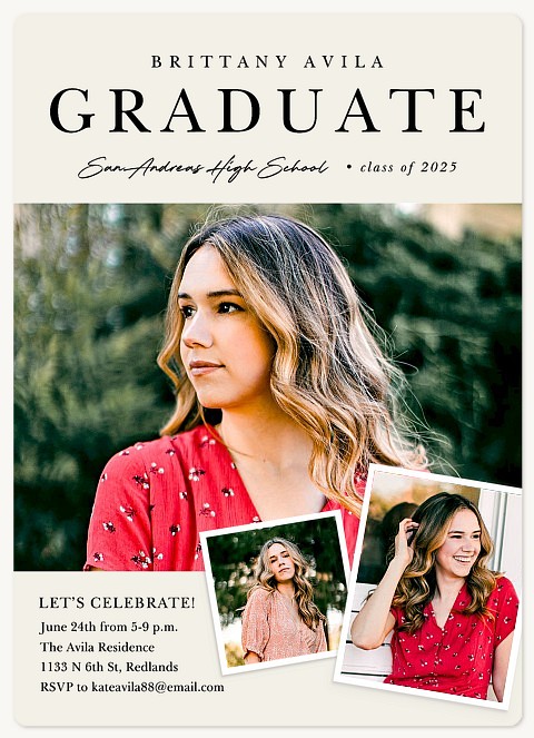 Classic Scrapbook Graduation Cards