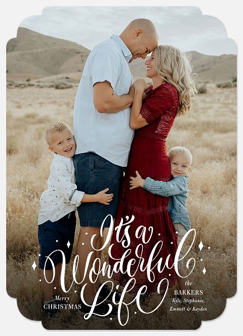 Marvelous Wonder Holiday Photo Cards