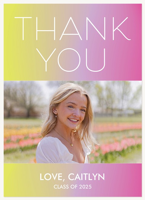 Vivid Vibes Thank You Cards 