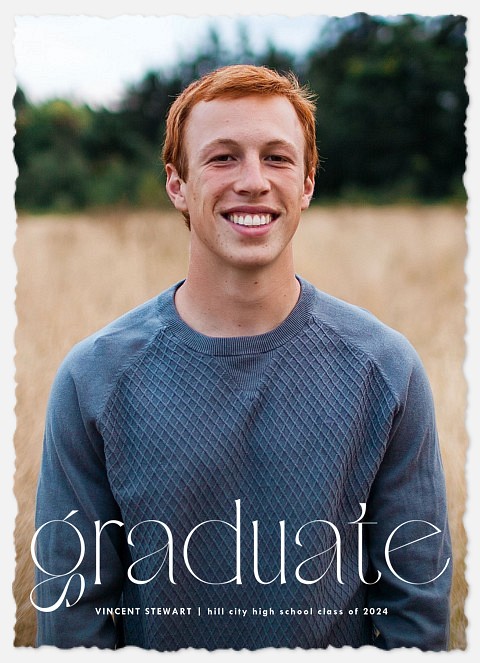 Simple Overlay Graduation Cards