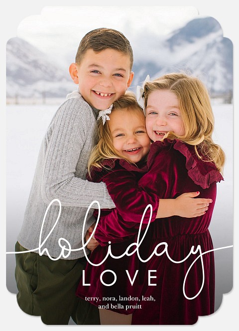 Holiday Love Holiday Photo Cards