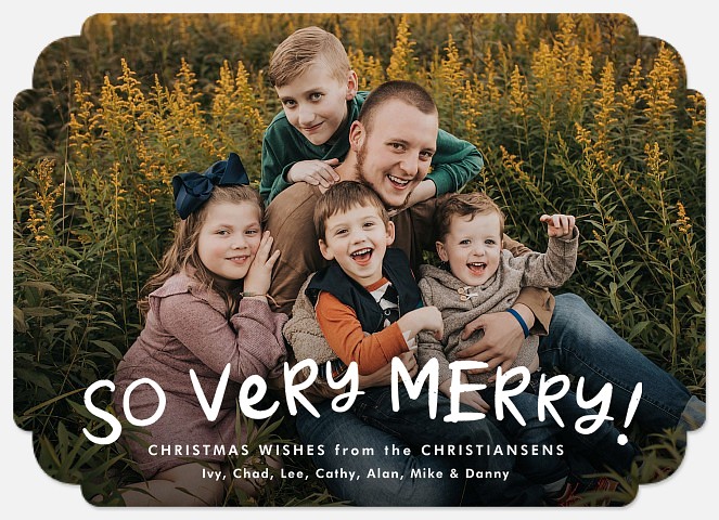 So Very Merry Holiday Photo Cards