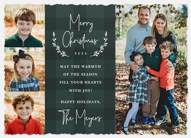 Country Warmth Holiday Photo Cards