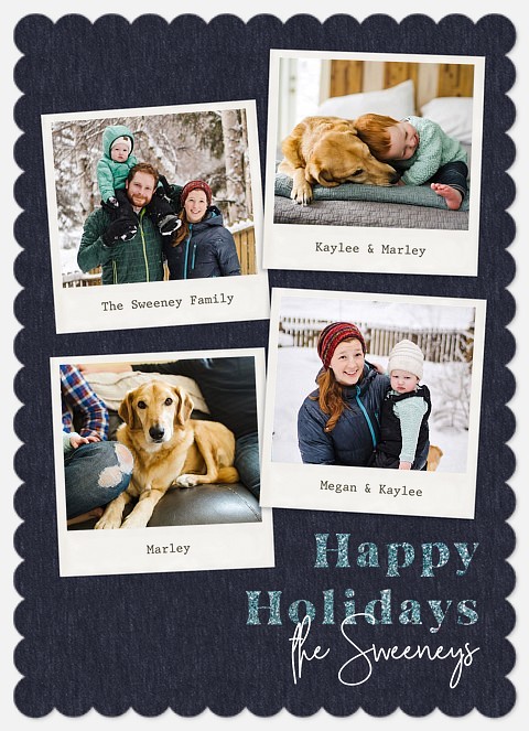 Winter Snapshots Holiday Photo Cards