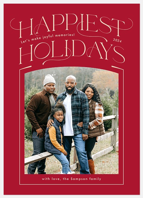 Merry Arch Holiday Photo Cards