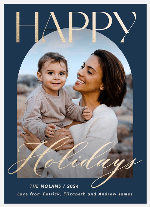 Holiday Arch Holiday Photo Cards