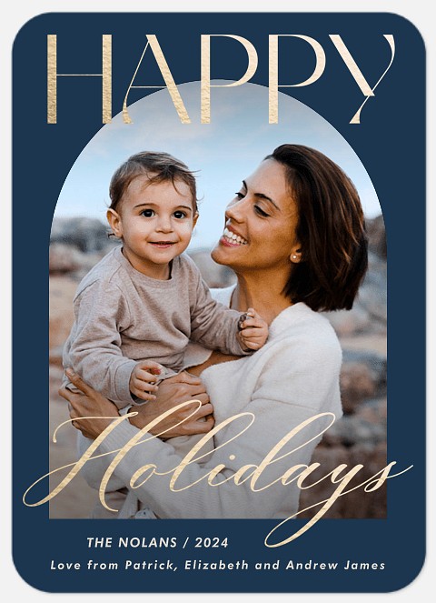 Holiday Arch Holiday Photo Cards