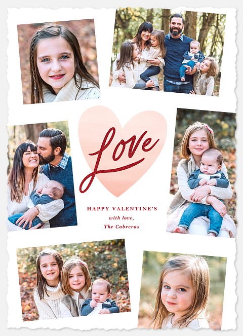 Full Heart Valentine Photo Cards