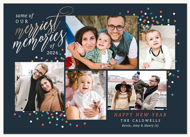 Merriest Memories Personalized Holiday Cards