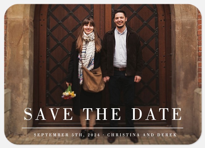 Metropolitan Design Save the Date Photo Cards