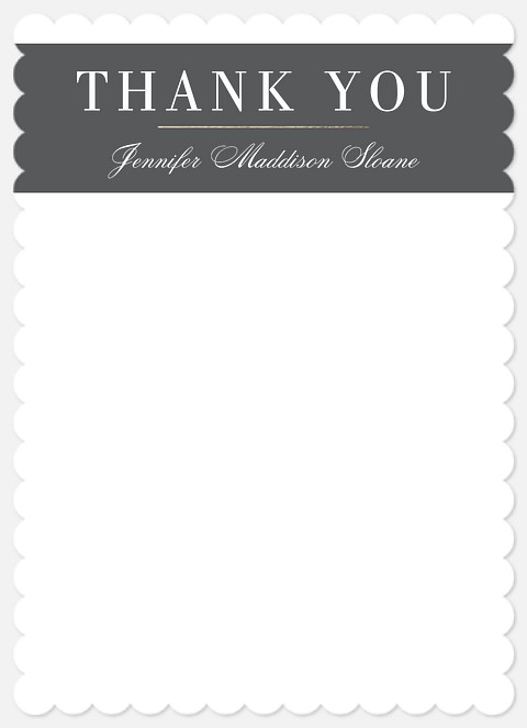 Elegant Band Thank You Cards 