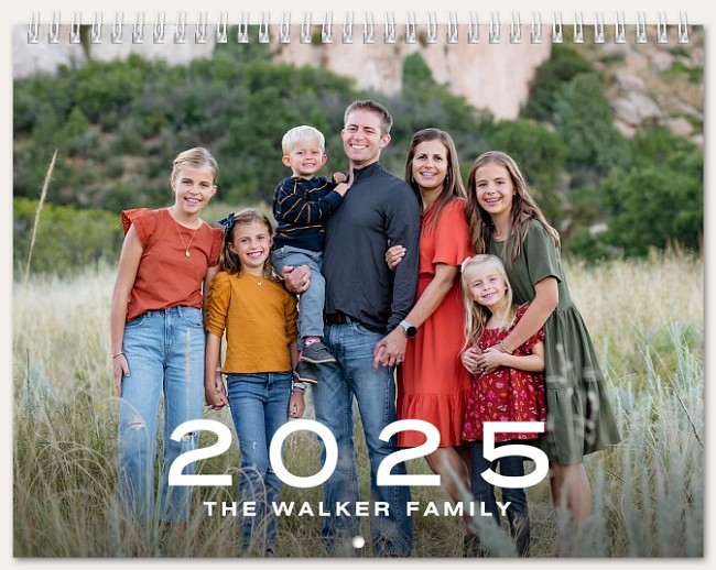 Modern Year Calendar Personalized Photo Calendars