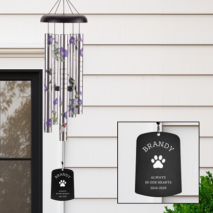 Always In Our Hearts Memorial 38 Inch Wind Chime