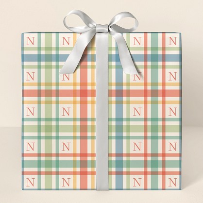 Perfectly Plaid Wrapping Paper
