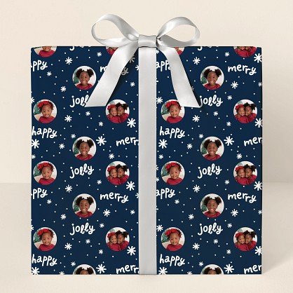 Very Merry Photo Wrapping Paper