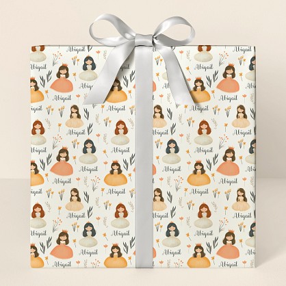 Pretty Princess Wrapping Paper