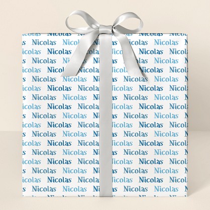Colorful Name Wrapping Paper