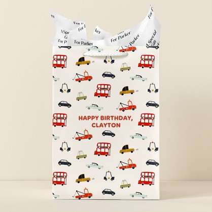 Retro Cars Gift Bag