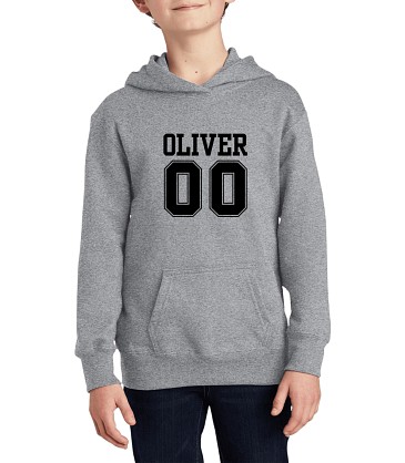  Varsity Style Port + Company Youth Hoodie