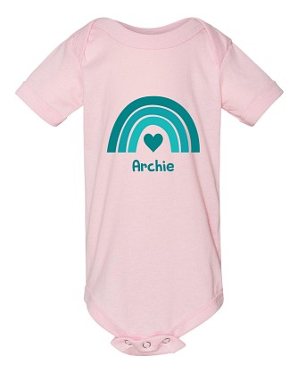 Rainbow Love BELLA+CANVAS Baby Infant Jersey Onesie