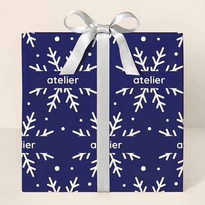 Frosted Snowflakes Wrapping Paper