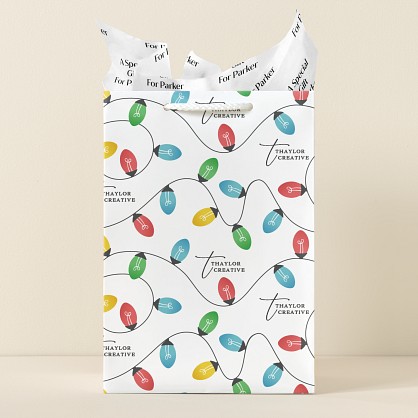 Merry Bulbs Gift Bag