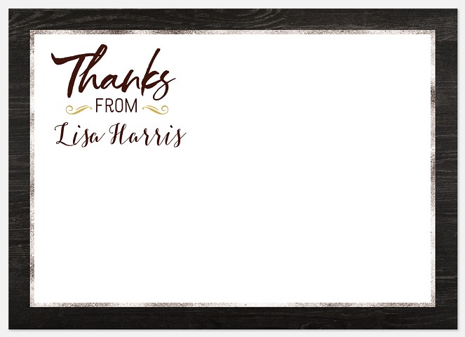 Metallic Mix Thank You Cards 