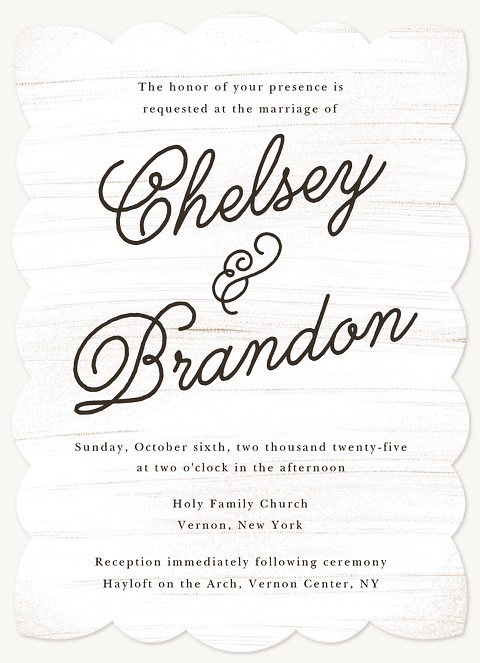 Natural Wedding Invitations