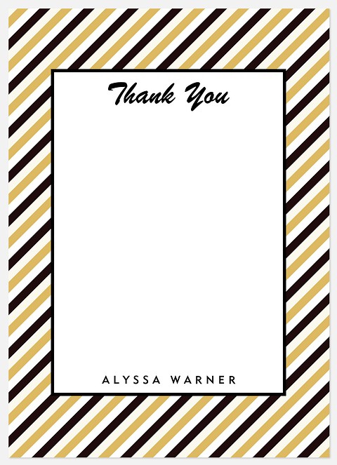 Bold Pennant Thank You Cards 