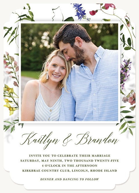 Garden Enchantment Wedding Invitations