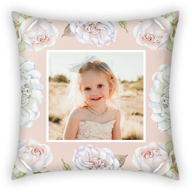 Rose Garden Custom Pillows