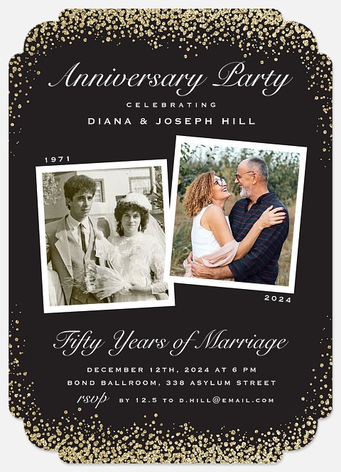 Lasting Love Anniversary Invitations