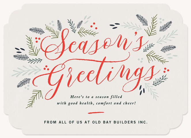 Season's Best Business Holiday Cards