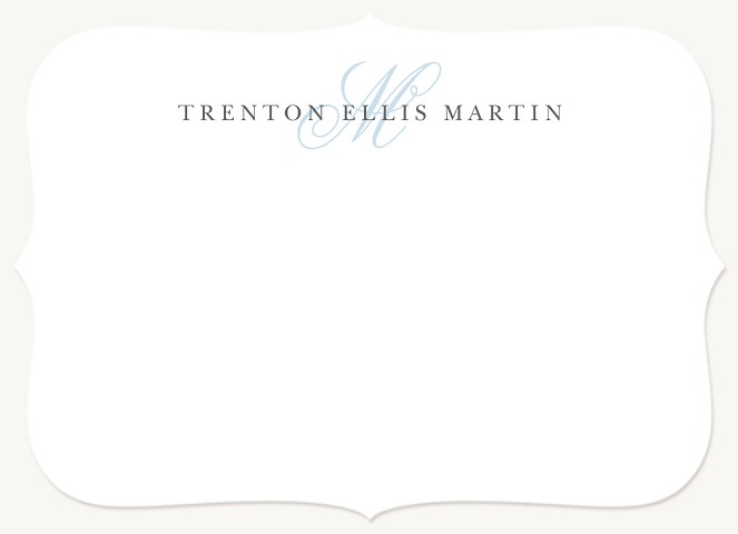 Elegant Monogram Stationery