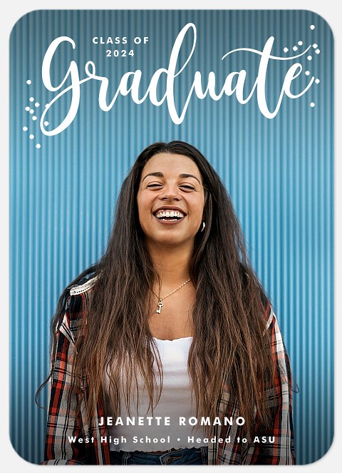 Confetti Flair Graduation Cards