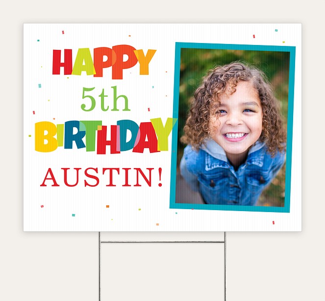 Birthday Letters Custom Yard Signs