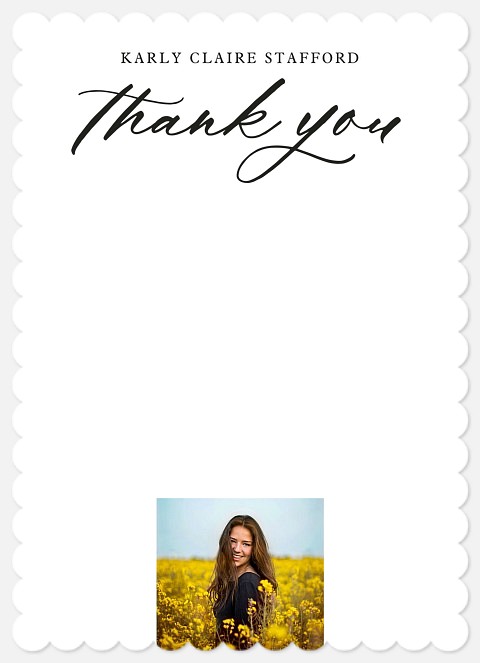 Scripted Elegance Thank You Cards 