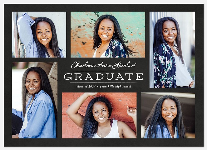 School Chalkboard Graduation Cards